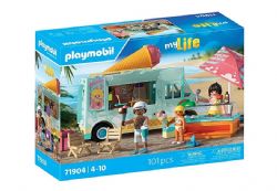 PLAYMOBIL MY LIFE - CAMION VENDEUR DE GLACES ET 3 PERSONNAGES #71904